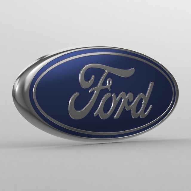 Ford logo 3D Model