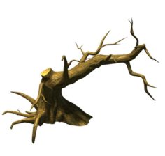 Fairy town – dead tree 4 3D Model