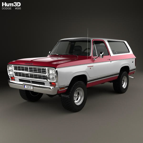 Dodge Ramcharger 1979 3D Model