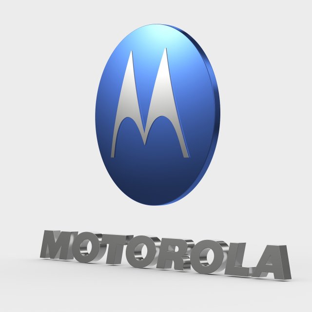 Motorola logo 3D Model