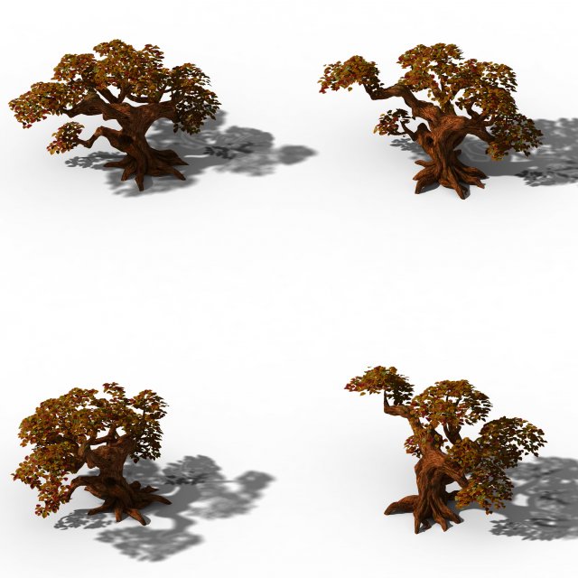 Peach Blossom Island – Plant – Tree 05 3D Model