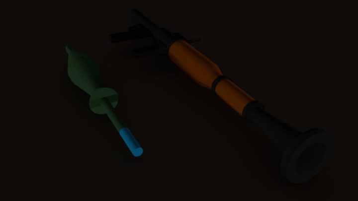 RPG-7 Low Poly 3D model 3D Model