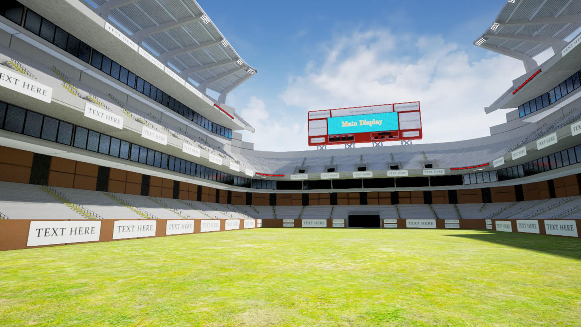 3D Modular Stadium Kit 3D Model