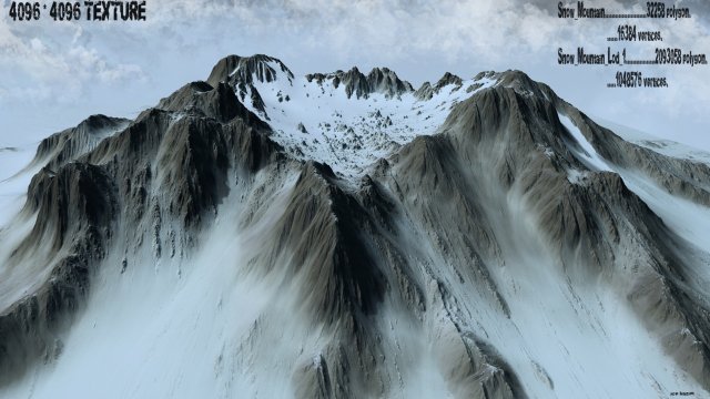 Snow Moutain3 3D Model