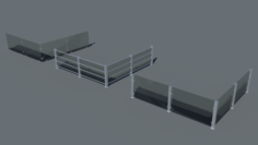 Balustrades – Pack 3 in 1 3D Model