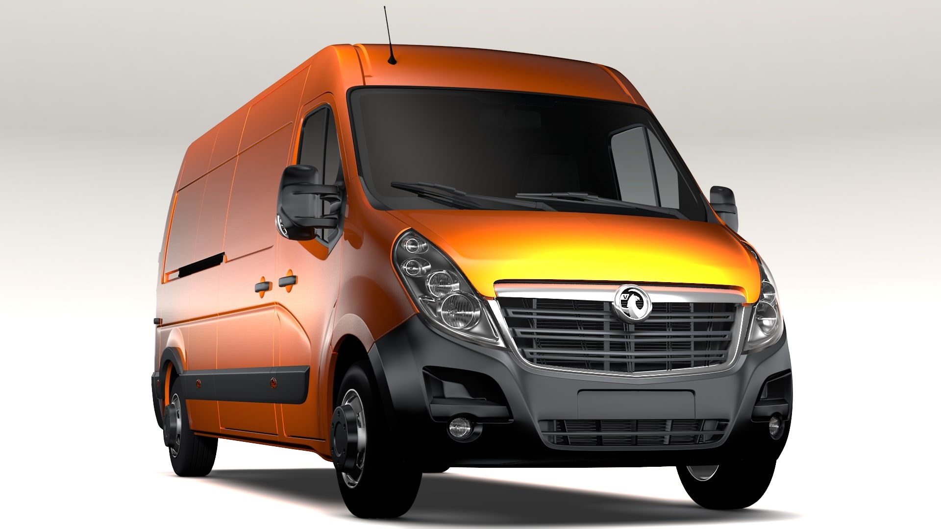 Vauxhall Movano L3H2 Van 2016 3D model 3D Model