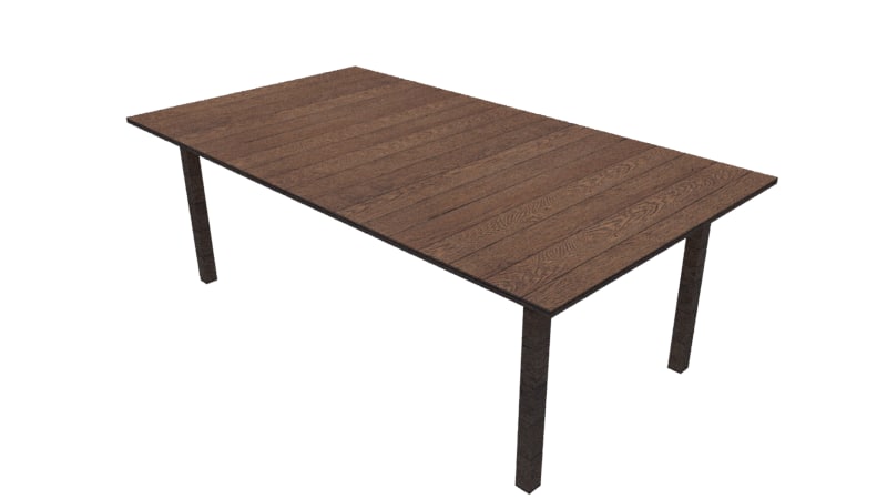 3D Basic Table 3D Model