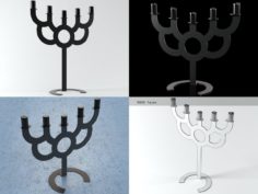 Bold Series Candle Holder 3D Model