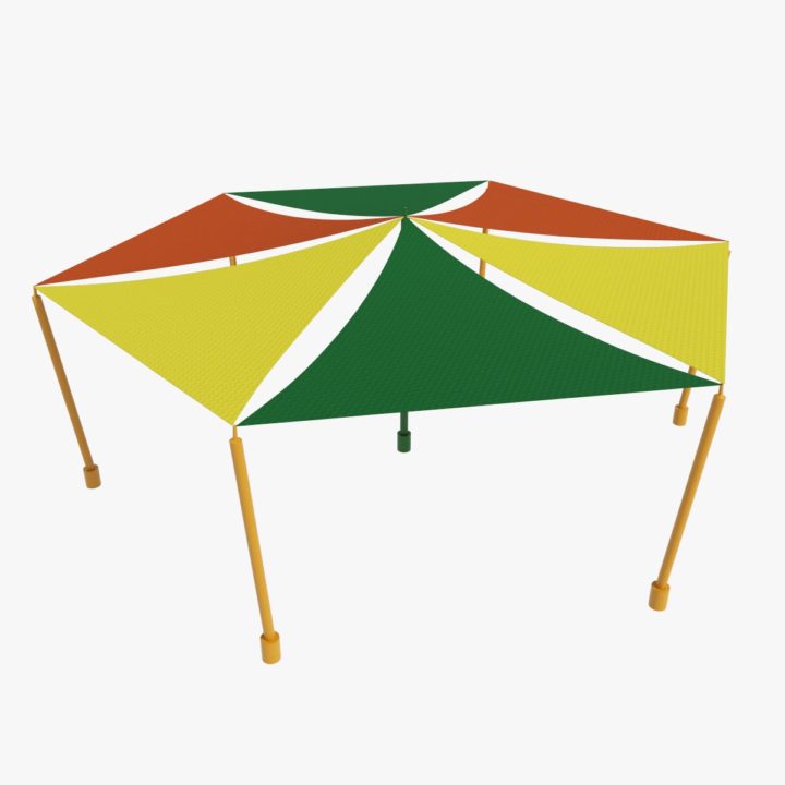 playground kids tent 3D Model