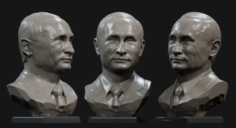 Putin Vladimir smile 3D Model