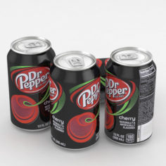 Beverage Can Dr Pepper Cherry 12fl oz 3D Model