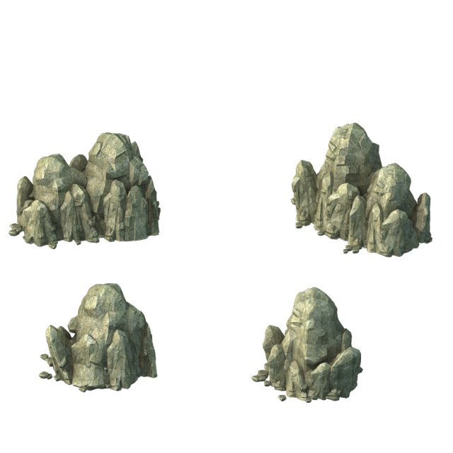 Mountain – Rock 038 3D Model