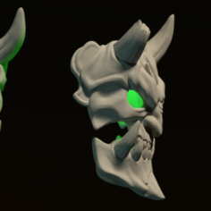 Deamon Mask 3D Print Model