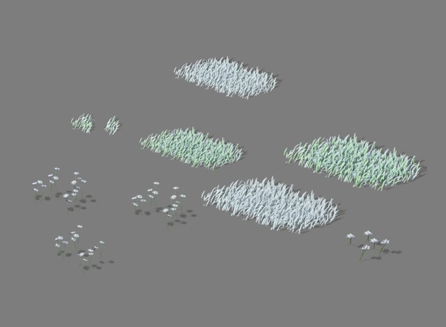 Snow Plant – Flowers 61 3D Model