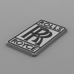 Rolls royce logo 3D Model