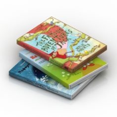 Books 3D Model