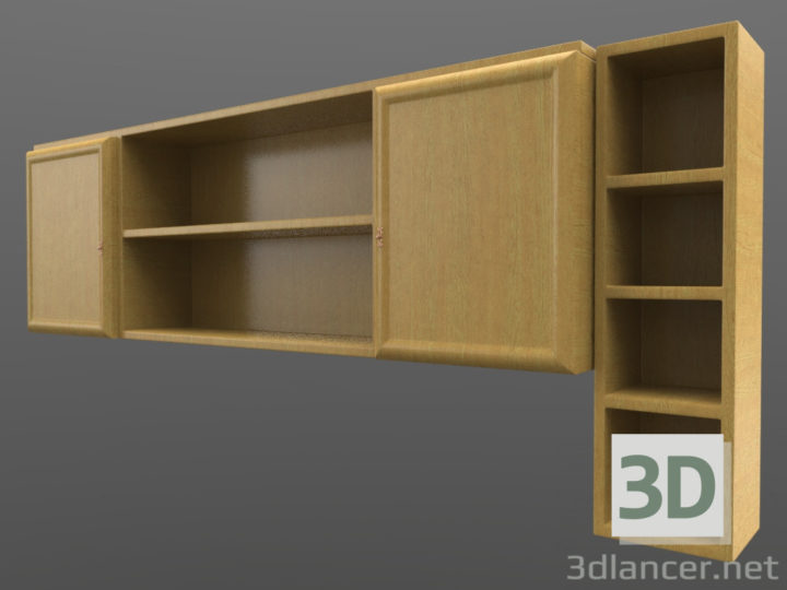 3D-Model 
Shelves hinged