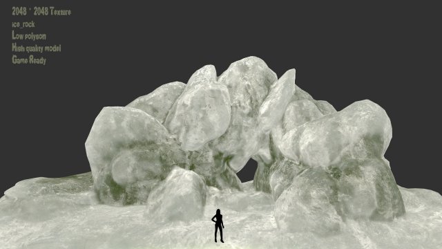 Ice 3D Model