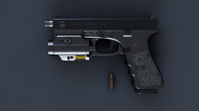 Glock-17 3D Model