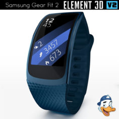 Samsung Gear Fit 2 for Element 3D 3D Model