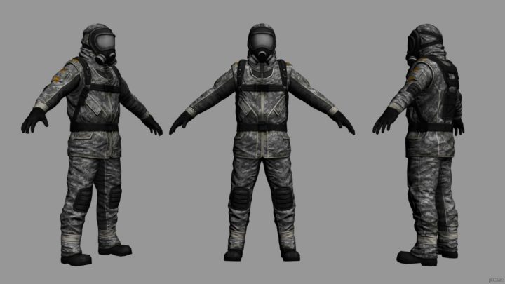 HazmatSuit 3D Model