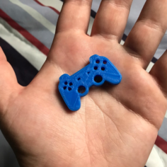 Game Controller Keychain 3D Print Model