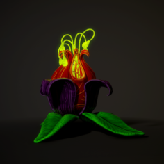 Fantasy flower 3D Model