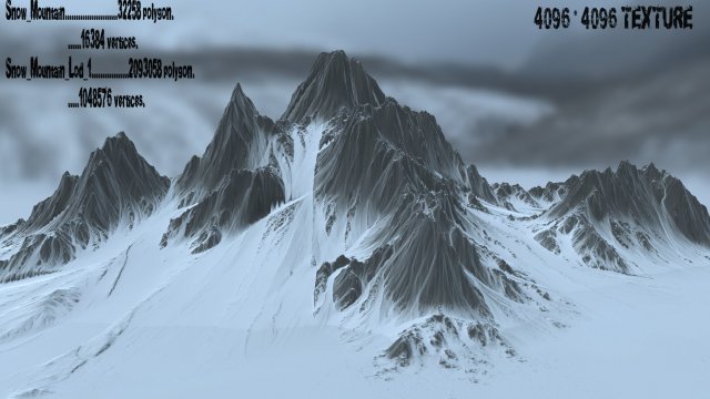 SnowMountain17 3D Model