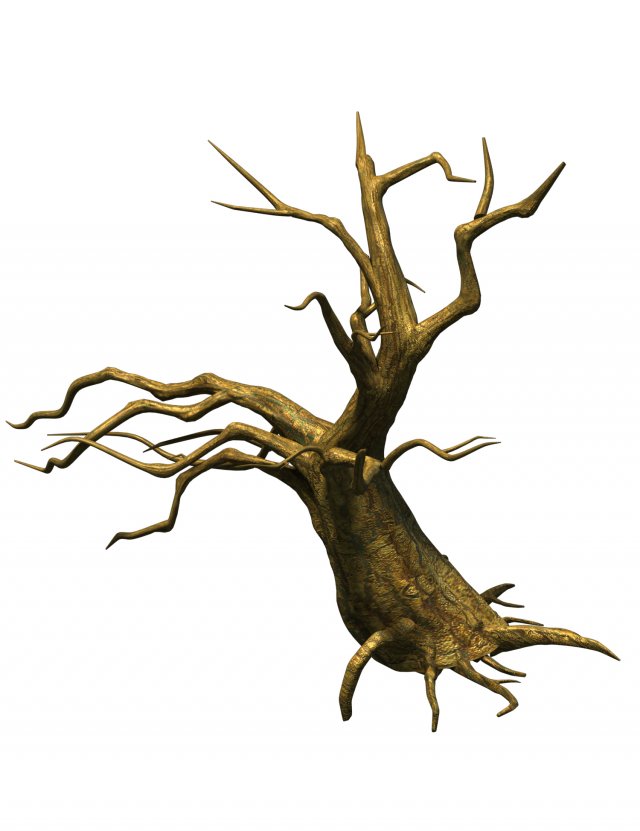 Fairy town – dead tree 2 3D Model