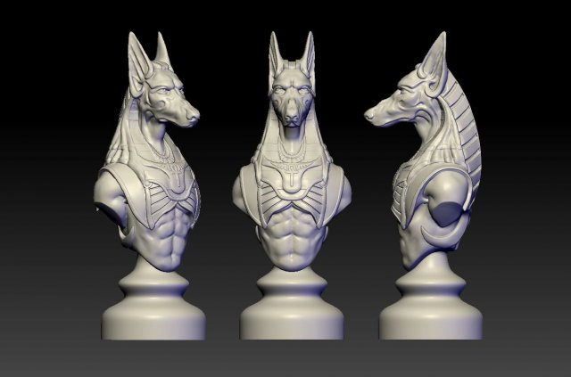 Knight of Egypt 3D Model