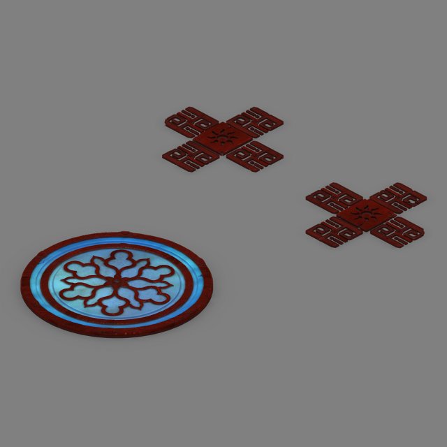 Lei Fengta – the third floor of the surface jade plate 3D Model