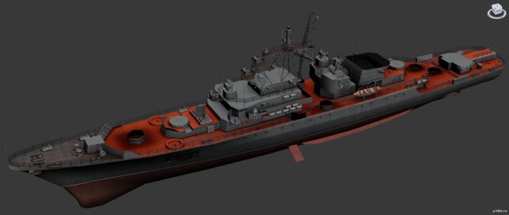 Kresta Class 3D Model