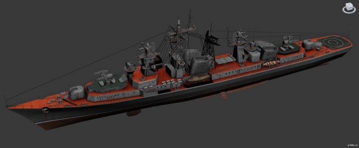 Kashin Class 3D Model