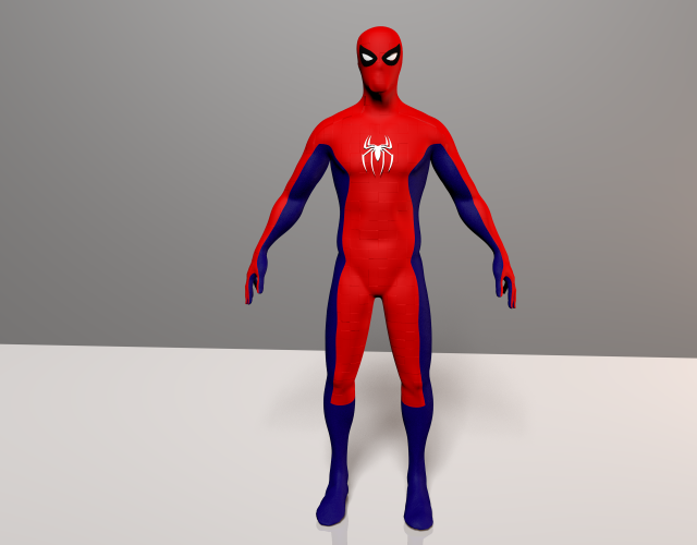 Spiderman Unique 3D model 3D Model