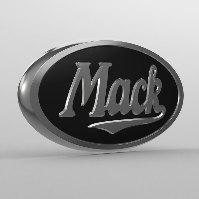 Mack logo 3 3D Model