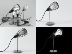 Cage Table Lamp 3D Model