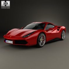 Ferrari 488 GTB 2016 3D Model