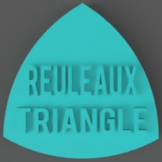 Reuleaux Triangle 3D Print Model