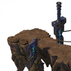 Quanzhen teach – mountain gate 3D Model