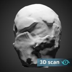Jericho skull – 04 simple scan 3D Model