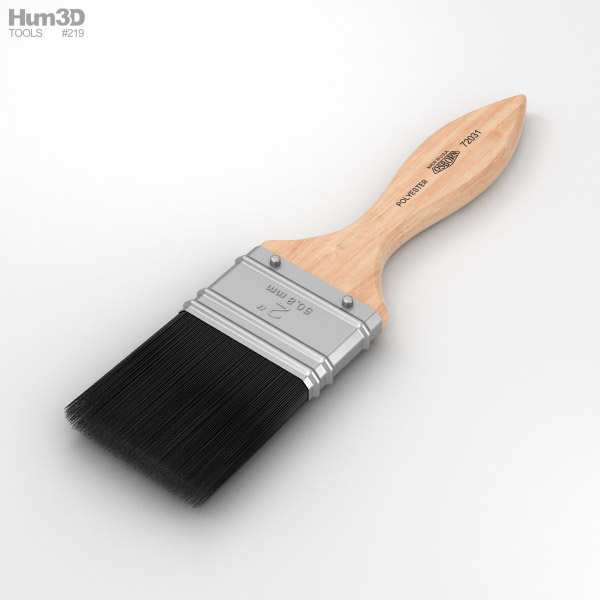 download paint brush 3d model