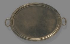 Bronze Platter 3D Model