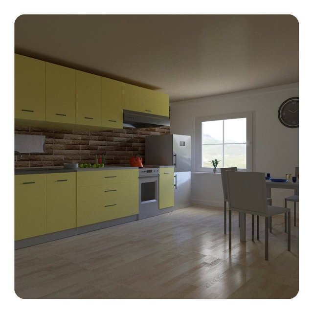 -Pleasant kitchen Free 3D Model