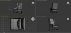 Classic armchair 3D Model