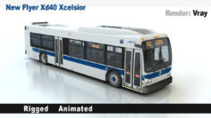 New Flyer Xd40 Xcelsior 3D Model