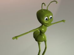 Cartoon Ant Free 3D Model