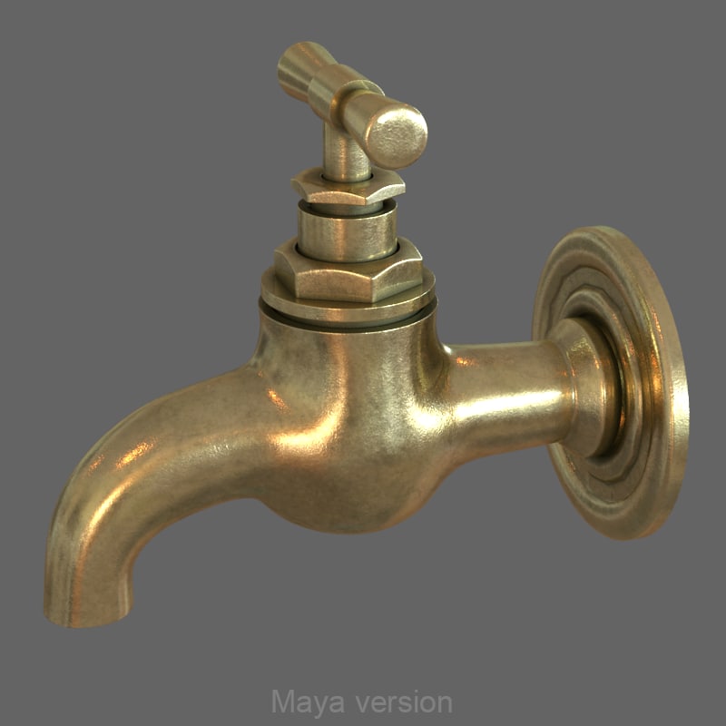Classic Tap 3D model Free 3D Model
