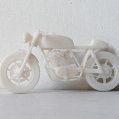 Moto Cafe Racer scalemodel 3D Print Model