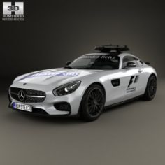 Mercedes-Benz AMG GT S F1 Safety Car 2015 3D Model