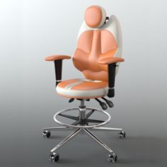 Vray Ready Luxury Revolving Chair 3D Model
